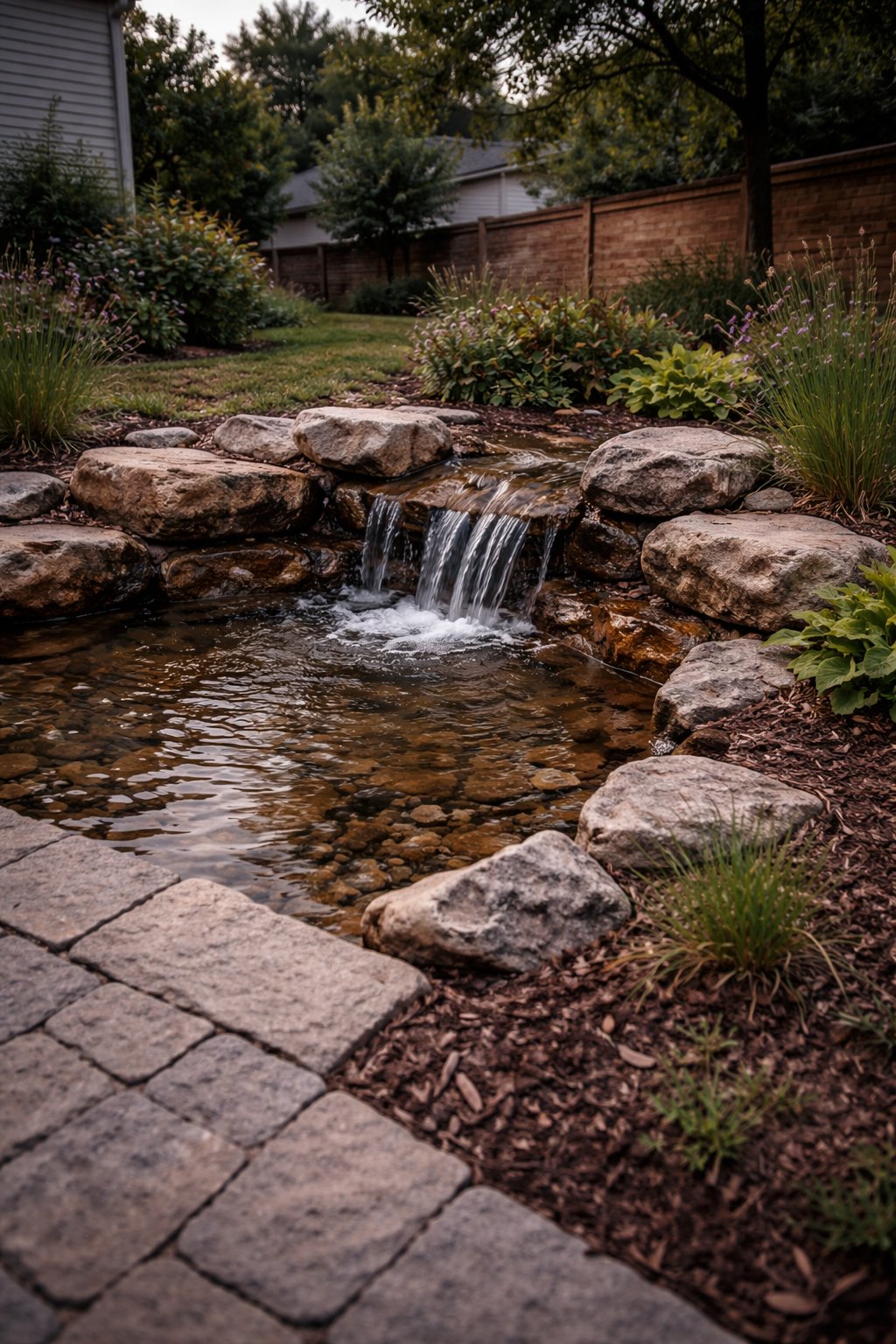 Custom Water Features Throughout